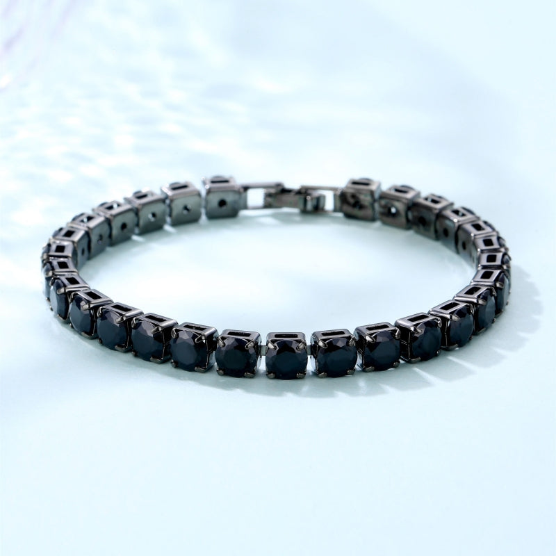 Elegant Simple Style Geometric Copper Plating Inlay Zircon Bracelets