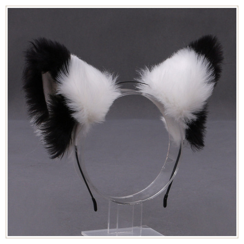 Cartoon Style Animal Plush Metal Hair Band