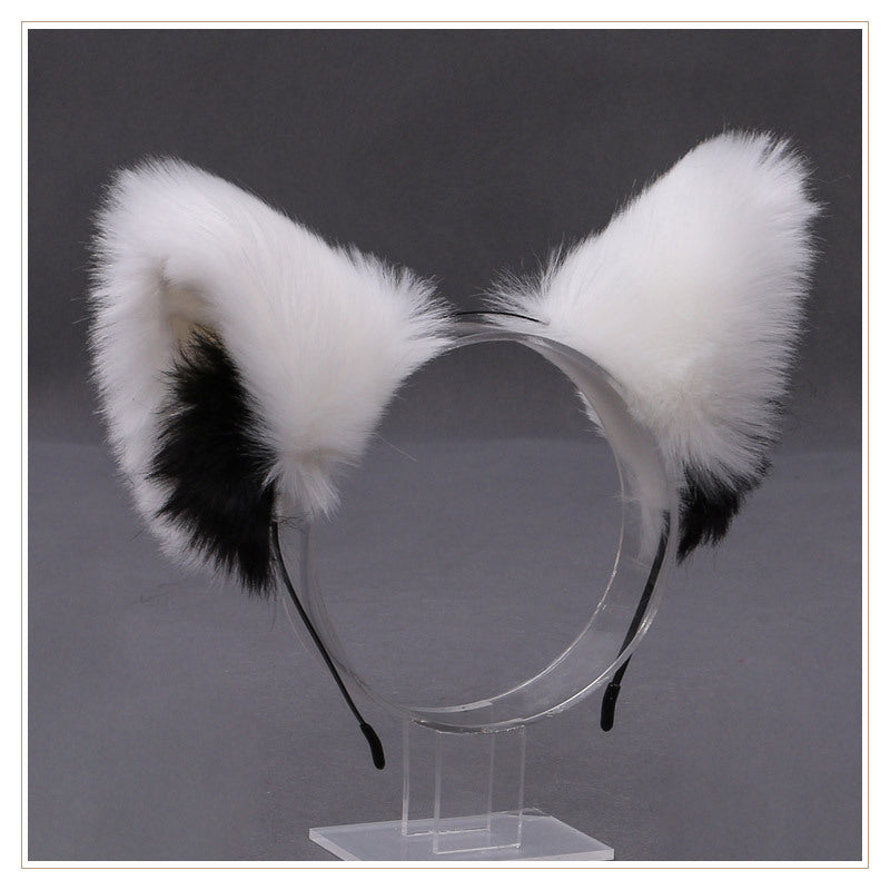 Cartoon Style Animal Plush Metal Hair Band