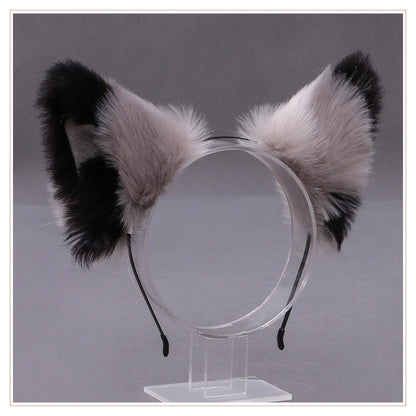 Cartoon Style Animal Plush Metal Hair Band