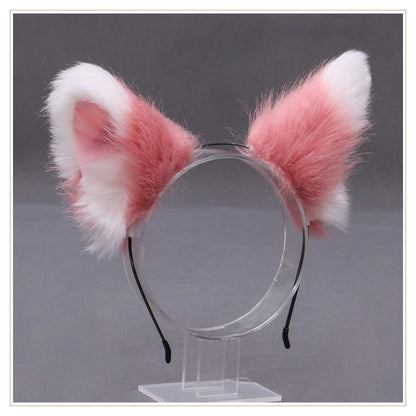 Cartoon Style Animal Plush Metal Hair Band