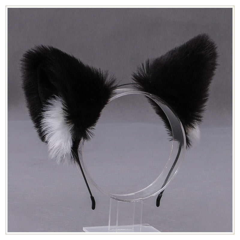 Cartoon Style Animal Plush Metal Hair Band