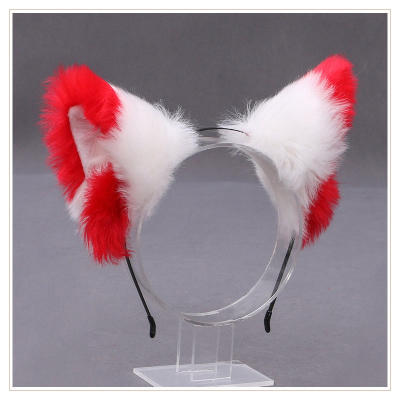 Cartoon Style Animal Plush Metal Hair Band