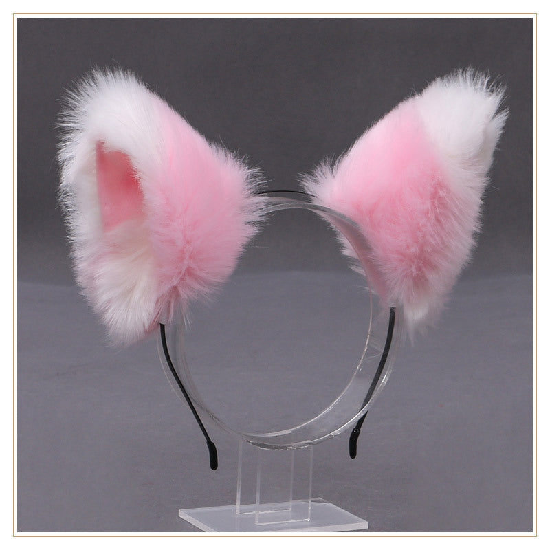 Cartoon Style Animal Plush Metal Hair Band