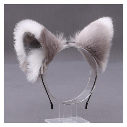 Cartoon Style Animal Plush Metal Hair Band