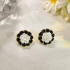 Fashion Geometric Alloy Plating Artificial Gemstones Women's Ear Clips 1 Pair