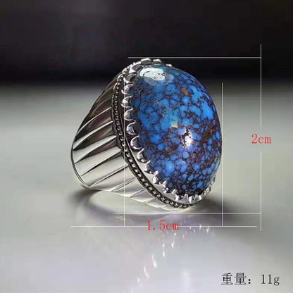 Fashion Geometric Alloy Artificial Gemstones Men'S Rings