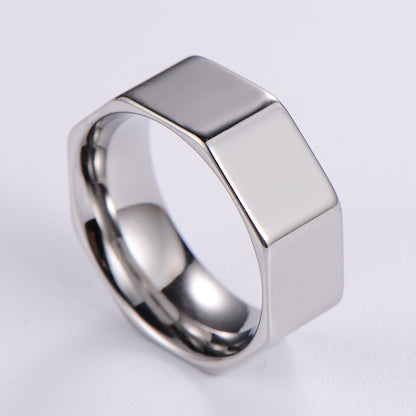 Simple Style Color Block Stainless Steel Plating Inlay Rhinestones 18k Gold Plated Rings