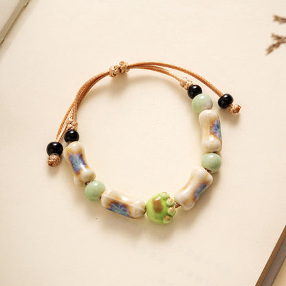 Ethnic Style Geometric Ceramics Beaded Women's Bracelets