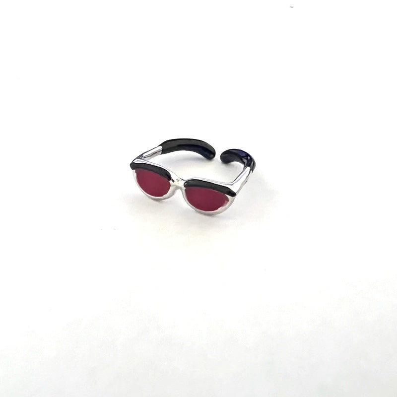 Novelty Glasses Metal Wholesale Open Rings