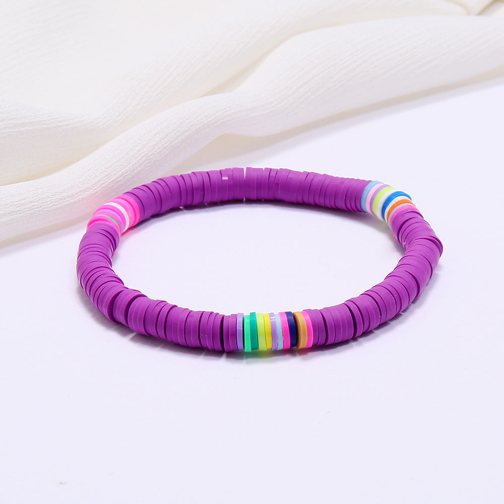 Modern Style Geometric Soft Clay Wholesale Bracelets