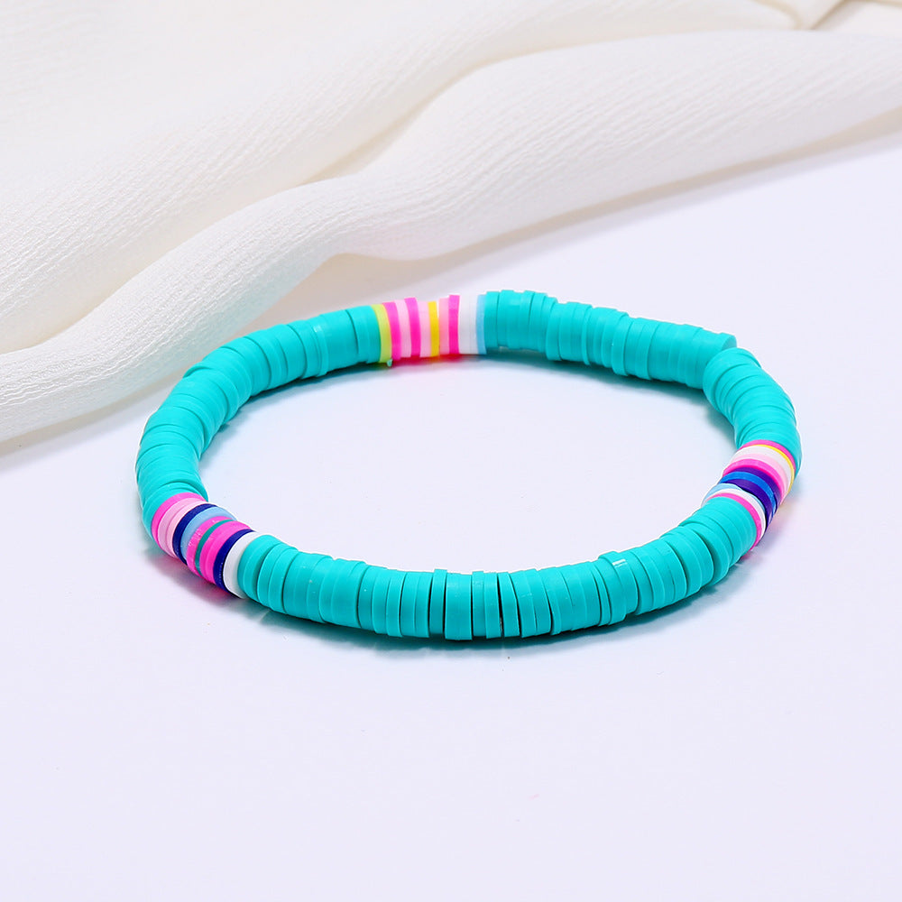 Modern Style Geometric Soft Clay Wholesale Bracelets