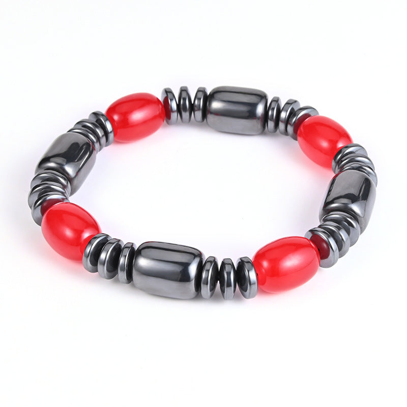 Basic Classic Style Geometric Tiger Eye Haematite Bracelets