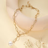 Modern Style Geometric Alloy Plating Women's Necklace
