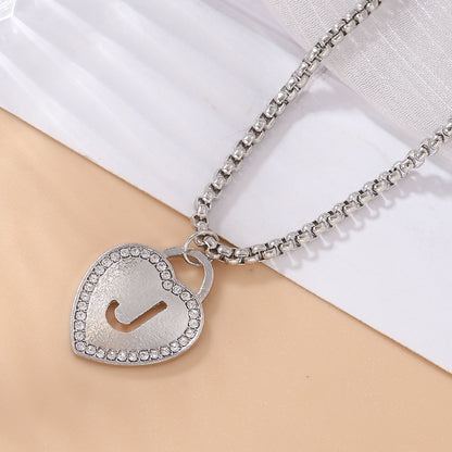 Punk Letter Alloy Plating Unisex Pendant Necklace