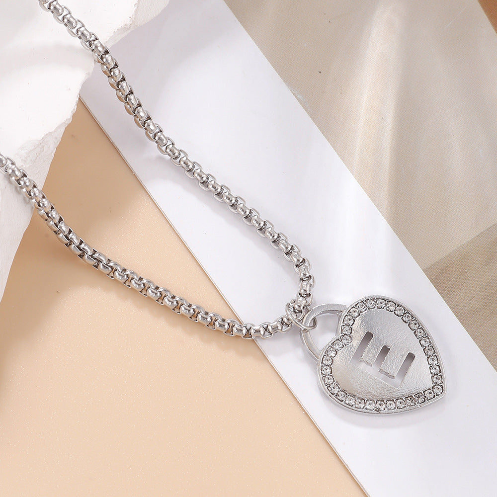 Punk Letter Alloy Plating Unisex Pendant Necklace