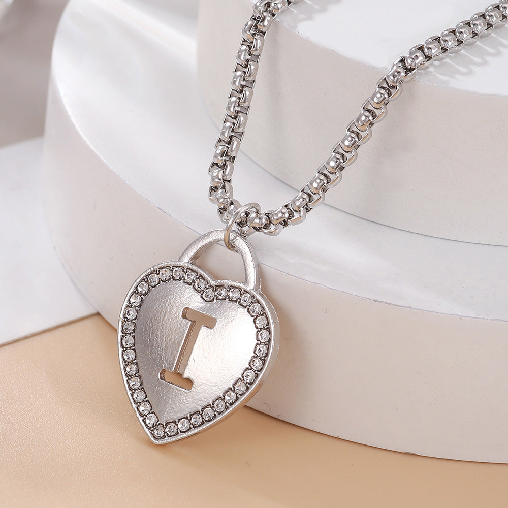 Punk Letter Alloy Plating Unisex Pendant Necklace