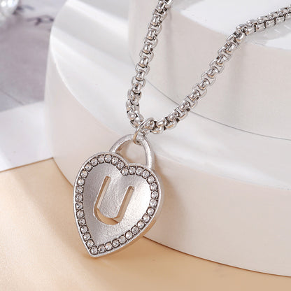 Punk Letter Alloy Plating Unisex Pendant Necklace