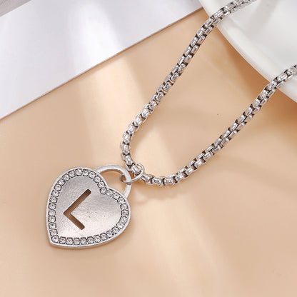 Punk Letter Alloy Plating Unisex Pendant Necklace