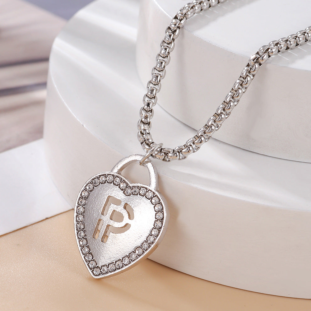 Punk Letter Alloy Plating Unisex Pendant Necklace