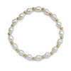 Simple Style Eye Artificial Pearl Copper Wholesale Bracelets