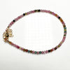 Wholesale Jewelry Modern Style Color Block Crystal Tourmaline Anklet