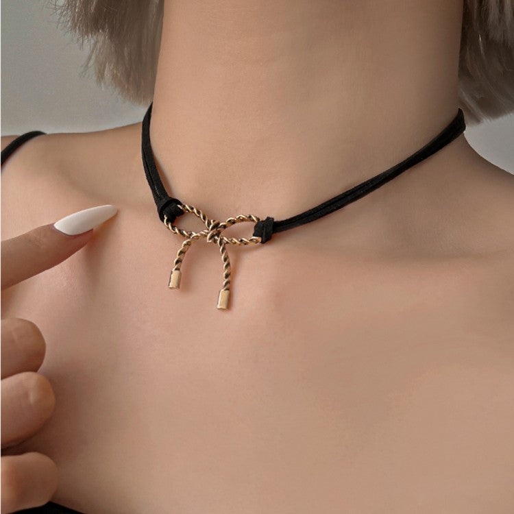 Cool Style Bow Knot Alloy Patchwork Women's Necklace