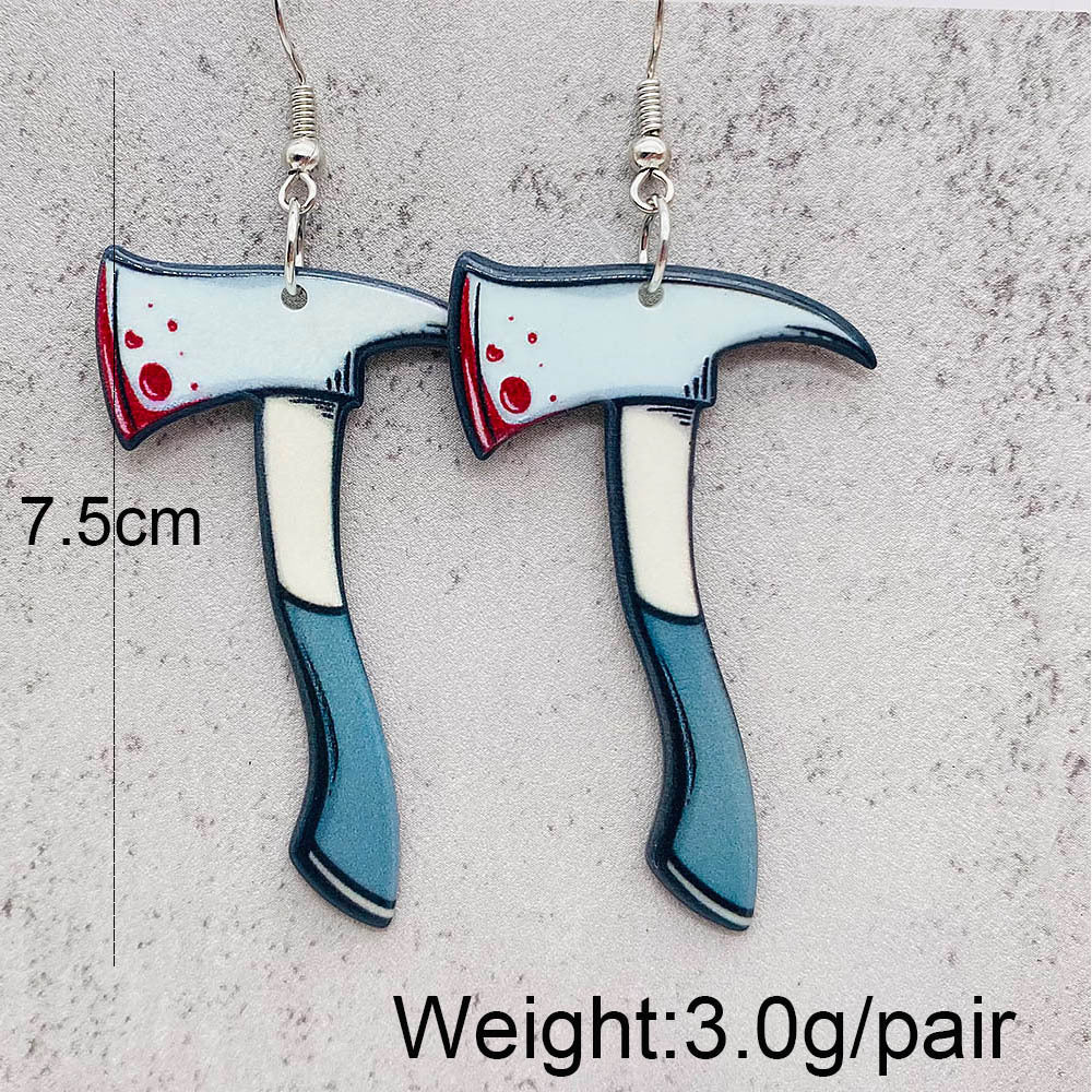 1 Pair Funny Cartoon Arylic Drop Earrings