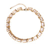 Luxurious Simple Style Shiny Geometric Alloy Inlay Resin Women's Necklace