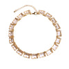 Luxurious Simple Style Shiny Geometric Alloy Inlay Resin Women's Necklace