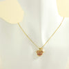 Cute Simple Style Little Bear Copper 18k Gold Plated Zircon Pendant Necklace In Bulk