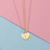 Simple Style Heart Shape Titanium Steel Necklace