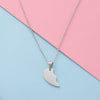 Simple Style Heart Shape Titanium Steel Necklace