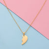 Simple Style Heart Shape Titanium Steel Necklace