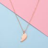 Simple Style Heart Shape Titanium Steel Necklace