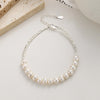 Lady Pearl Sterling Silver Beaded Plating Bracelets