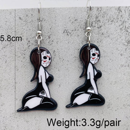 1 Pair Cartoon Style Cartoon Character Arylic Drop Earrings