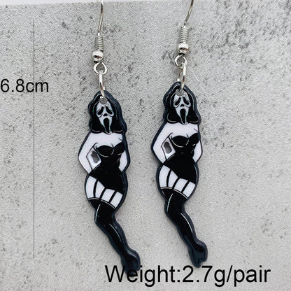 1 Pair Cartoon Style Cartoon Character Arylic Drop Earrings