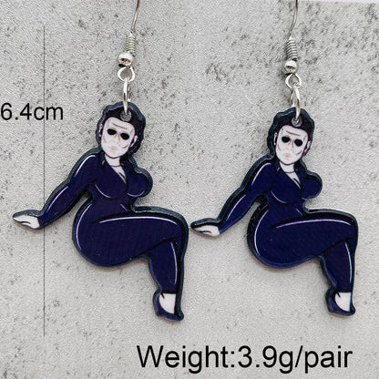 1 Pair Cartoon Style Cartoon Character Arylic Drop Earrings