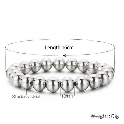 Simple Style Geometric Titanium Steel Bracelets Plating Stainless Steel Bracelets