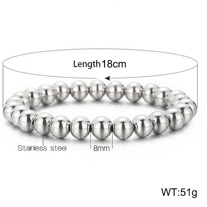 Simple Style Geometric Titanium Steel Bracelets Plating Stainless Steel Bracelets