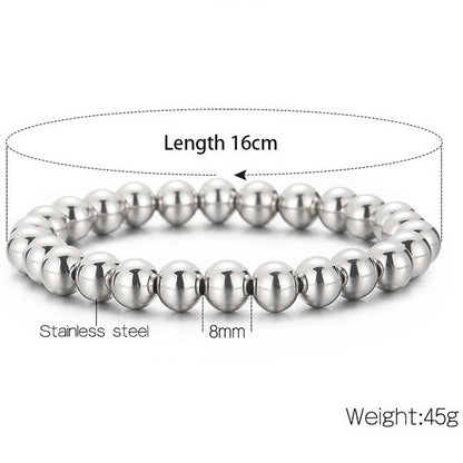 Simple Style Geometric Titanium Steel Bracelets Plating Stainless Steel Bracelets