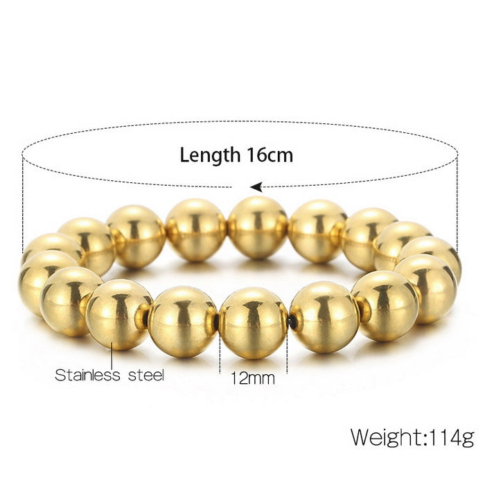 Simple Style Geometric Titanium Steel Bracelets Plating Stainless Steel Bracelets