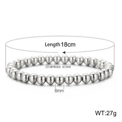 Simple Style Geometric Titanium Steel Bracelets Plating Stainless Steel Bracelets