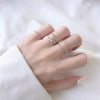 Simple Style Heart Shape Butterfly Gold Plated Silver Plated Artificial Pearls Artificial Diamond Alloy Wholesale Rings