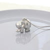 Casual Streetwear Elephant Stainless Steel Pendant Necklace