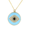 Classic Style Streetwear Eye Butterfly Copper Gold Plated Zircon Pendant Necklace In Bulk