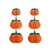 1 Pair Exaggerated Funny Novelty Pumpkin Alloy Drop Earrings