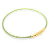 Simple Style Solid Color Stainless Steel 18k Gold Plated Bangle