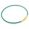 Simple Style Solid Color Stainless Steel 18k Gold Plated Bangle